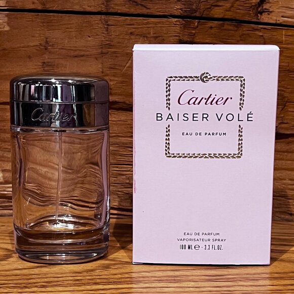 CARTIER Baiser Vole Empty Bottle w/ Box – 3.3 FL OZ / 100 mL Eau De Parfum - Picture 1 of 7